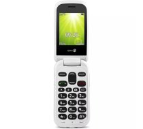 Doro 2404  ērts mobilais tālrunis ar lielu displeju 6.1 cm (2.4'') 100 g Melns, balts (LV, Rus, Eng valodas)