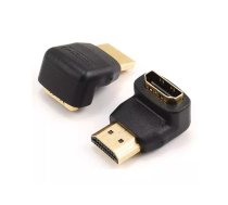 SBOX AD.HDMI-F/M-90 HDMI Type A (Standard) Melns