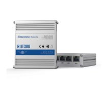 Teltonika RUT300 ar vadiem pievienojams rūteris Ātrais Ethernet Zils, Metālisks