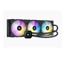 Visā vienā šķidruma CPU dzesētājs CORSAIR iCUE H170i ELITE CAPELLIX 14 cm ventilators 140×25 mm Melns