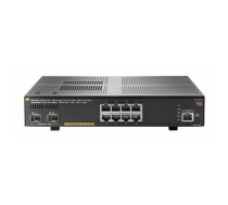 Aruba, a Hewlett Packard Enterprise company 2930F 8G PoE+ 2SFP+ Vadīts L3 Gigabit Ethernet (10/100/1000) Power over Ethernet (PoE) 1U Pelēks