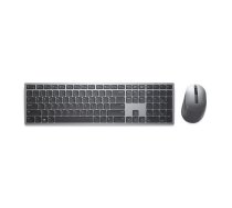 DELL KM7321W tastatūra Pele iekļauta RF bezvadu sakari + Bluetooth QWERTY US International Pelēks, Titāns