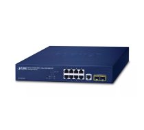 PLANET 10/100/1000T + 2-Port Vadīts L2/L4 Gigabit Ethernet (10/100/1000) 1U Zils