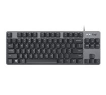 Logitech K835 TKL Mechanical Keyboard tastatūra USB Vācu Grafīts, Pelēks