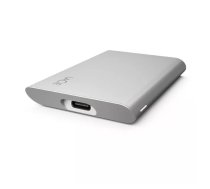 Ārējais SSD LACIE STKS1000400 — 1 TB, USB Type-C 3.2 Gen 2 (1050/1000 MB/s), Thunderbolt saderīgs, sudraba