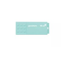 USB atmiņa GOODRAM UME3 CARE 16 GB USB Type-A 3.2 Gen 1 (lasīšana 60 MB/s, rakstīšana 20 MB/s) tirkīzzila