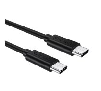 Choetech CC0001 USB kabelis 0,5 m USB 2.0 USB C Melns