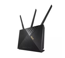 Galda maršrutētājs Asus 4G-AX56 Dual-band Wi‑Fi 6, LTE‑FDD 4G, NanoSIM, 5 Gigabit LAN porti, 4 antenas, 1201 Mbps