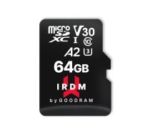 Goodram IRDM M2AA 64 GB MicroSDXC UHS-I Klases 10