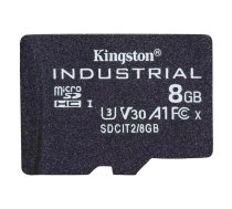 Kingston Technology Industrial 8 GB MicroSDHC UHS-I Klases 10