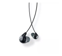 Iekļautās austiņas Shure SE112-GR — dinamiskais skaļrunītis, 16 Ω, jutība 105 dB, vadu 3,5 mm, 1,27 m kabeļa garums