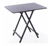 Ēdamistabas galds Happygame GUA-1, melns, 600×800×750 mm