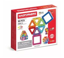 Magformers magnētiskie klucīši Basic, 30 gab. no MAGFORMERS — 30 daļu komplekts