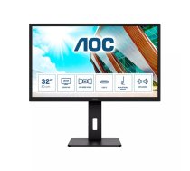 AOC Q32P2CA monitori 80 cm (31.5") 2560 x 1440 pikseļi 2K Ultra HD LED Melns