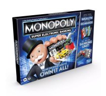 Hasbro Gaming Monopoly Super Electronic Banking Galda spēle Izglītības