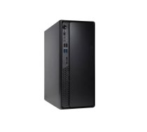 Datora korpuss CHIEFTEC BS-10B-300 Mini Tower — microATX/Mini‑ITX, 343×145×290 mm, GPU līdz 25 cm, CPU dzes. 120 mm, 1×3.5", 2×2.5", USB‑C, SD