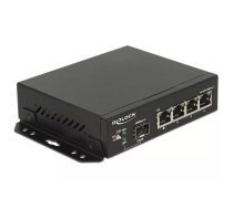 DeLOCK 87704 tīkla pārslēgs Gigabit Ethernet (10/100/1000) Melns