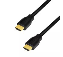 LogiLink CH0101 HDMI kabelis 2 m HDMI Type A (Standard) Melns