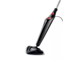 Vertikālais tvaika tīrītājs VILEDA Steam Plus 0.4 L 1550 W melns — 3 režīmi, 0.4 L tvertne, 5 m vads