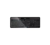 Logitech Wireless Solar Keyboard K750 tastatūra Birojs RF Bezvadu QWERTY Britu angļu valoda Melns