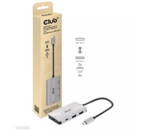 USB Hubs CLUB3D USB Gen2 Type-C PD Charging Hub uz 2x Type-C 10G un 2x USB Type-A 10G