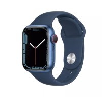 Apple Watch Series 7 OLED 41 mm Digitāls Skārienjūtīgais ekrāns 4G Zils Wi-Fi GPS