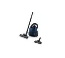 Kompaktais putekļu sūcējs Bosch Serie 2 BGBS2BU1T — 850 W, putekļu maisiņš 3.5 L, 8 m rādiuss, zils