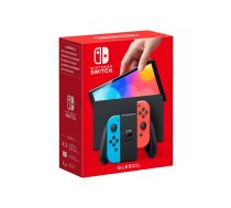 Nintendo Switch OLED portatīvā spēļu konsole 17,8 cm (7") 64 GB Skārienjūtīgais ekrāns Wi-Fi Zils, Sarkans