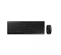 CHERRY Stream Desktop Recharge tastatūra Pele iekļauta RF Bezvadu Melns