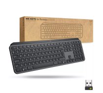 Logitech Mx Keys For Business tastatūra Bluetooth sistēma Swiss Grafīts