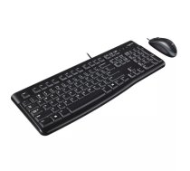 Logitech Desktop MK120 tastatūra Pele iekļauta Birojs USB QWERTY US International Melns