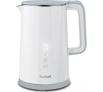 Elektriskais tējkanna Tefal KO6931, 1,5 L, 1800 W, balta, 5 temperatūras, siltuma uzturēšana 30 min