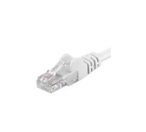 PremiumCord Patch kabel UTP Cat5e 50cm bila tīkla kabelis Balts 0,5 m U/UTP (UTP)