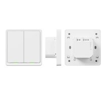 Tesla Smart Switch Dual Bezvadu Balts