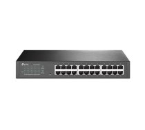 TP-Link TL-SG1024DE tīkla pārslēgs Vadīts L2 Gigabit Ethernet (10/100/1000) Melns