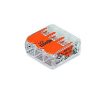 Wago 221-413 spaiļu bloks 1P Oranžs, Caurspīdīgs