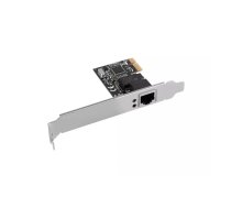 Iekšējā Ethernet tīkla karte LANBERG PCE-1GB-201, PCI Express, 1× RJ-45 Gigabit (1000 Mbit/s), melna