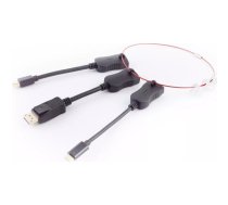 S/CONN maksimāli savienojams HDMI-A adaptera komplekts, Displayport/ mini Displayport/ USB-C Stecker, 4K60Hz (10-01020)