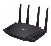 ASUS RT-AX58U V2 WIFI 6 AX3000 divjoslu pagarināms tīkla WiFi maršrutētājs ar mobilo piesaisti (4G 5G maršrutētāju nomaiņa) AIMESH MU-MIMO Game Rangeboost Trend Aiprotection Pro drošība, adaptīva QoS