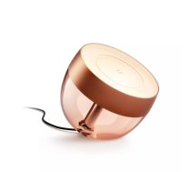 Viedā galda lampa Philips Hue Iris vara speciālā izdevuma — 1 spuldze, Bluetooth un Zigbee, 100–240V, 2 m kabelis