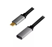 LogiLink CUA0105 USB kabelis 0,5 m USB 3.2 Gen 2 (3.1 Gen 2) USB C Melns, Pelēks