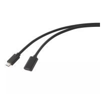 USB kabelis Renkforce RF-4755222 USB 3.2 Gen 2 2m USB C melns