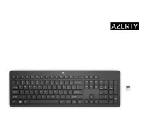 Bezvadu tastatūra HP 230 Pilna izmēra Membrāna Melna