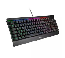 Sharkoon Skiller Mech SGK3 tastatūra Speļu USB AZERTY Franču Melns