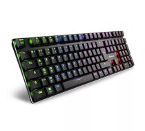 Sharkoon PureWriter RGB tastatūra USB AZERTY Franču Melns