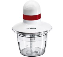 Elektriskais ēdiena smalcinātājs Bosch MMRP1000 — trauks 0,8 L, 400 W, nerūsējošā tērauda asmeņi, plastmasas trauks