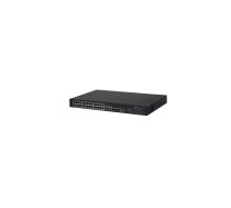 Dahua Technology PoE DH-PFS3226-24ET-240 tīkla pārslēgs Nepārvaldīts L2 Gigabit Ethernet (10/100/1000) Power over Ethernet (PoE) 1U Melns