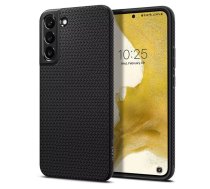 Spigen Liquid Air mobilā telefona vāks Galaxy S22 5G 6.1 collas melns