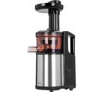 Lēnas spiestavas MPM MSO-12M — 150 W vertikālā masticējošā sulas spiede augļiem un dārzeņiem, 1 L sula, 0.8 L kēkss, nerūsējošais tērauds, melna