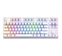 Tastatūra RGB mehāniskā VOLCANO LANPARTY (brūns Outemu slēdzis) vadu balta